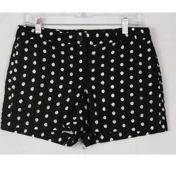 LOFT Pants - Loft black and white shorts sz 4